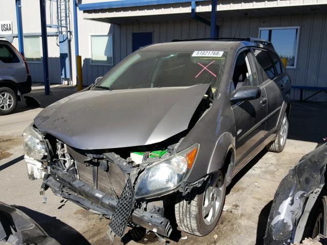 5Y2SM64884Z438458 - 2004 PONTIAC VIBE GRAY photo 2