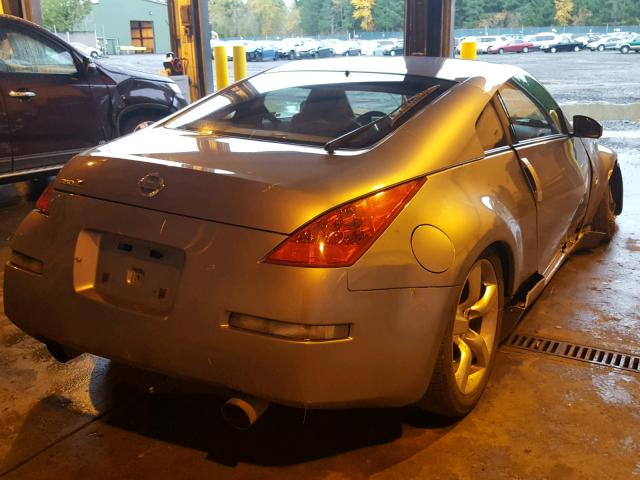 JN1AZ34D26M308154 - 2006 NISSAN 350Z COUPE SILVER photo 4