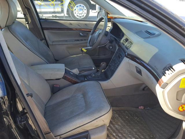 YV1TS91D421264844 - 2002 VOLVO S80 T6 TUR BLACK photo 5