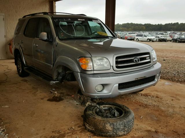 5TDZT38A63S147826 - 2003 TOYOTA SEQUOIA LI SILVER photo 1