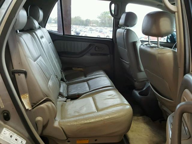 5TDZT38A63S147826 - 2003 TOYOTA SEQUOIA LI SILVER photo 6