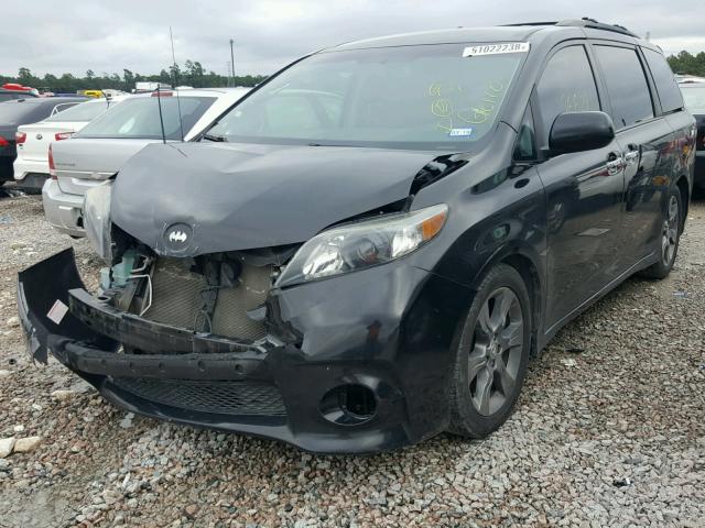 5TDXK3DC3DS366066 - 2013 TOYOTA SIENNA SPO BLACK photo 2