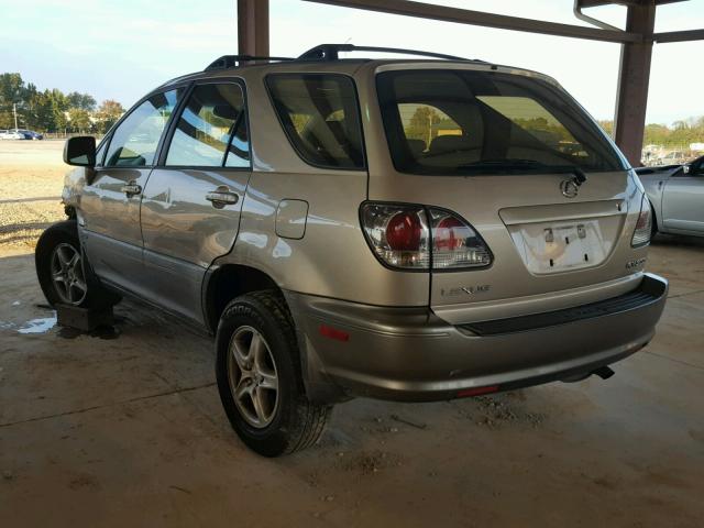 JTJGF10U630152288 - 2003 LEXUS RX 300 GOLD photo 3