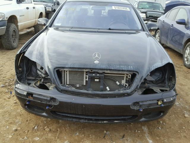 WDBNG78J21A148314 - 2001 MERCEDES-BENZ S 600 BLACK photo 9