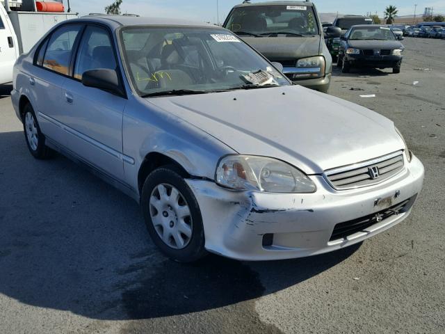 2HGEJ6612YH558043 - 2000 HONDA CIVIC BASE SILVER photo 1