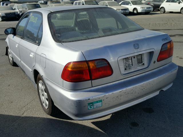 2HGEJ6612YH558043 - 2000 HONDA CIVIC BASE SILVER photo 3