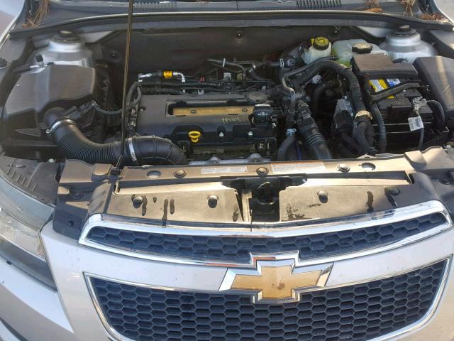 1G1PC5SB8E7352400 - 2014 CHEVROLET CRUZE LT SILVER photo 7