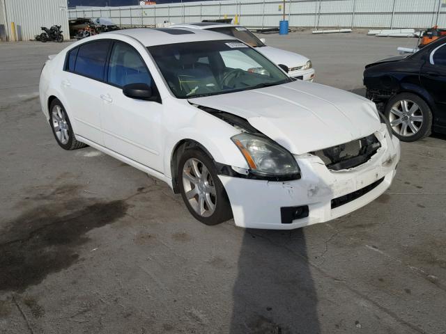 1N4BA41E67C841908 - 2007 NISSAN MAXIMA SE WHITE photo 1