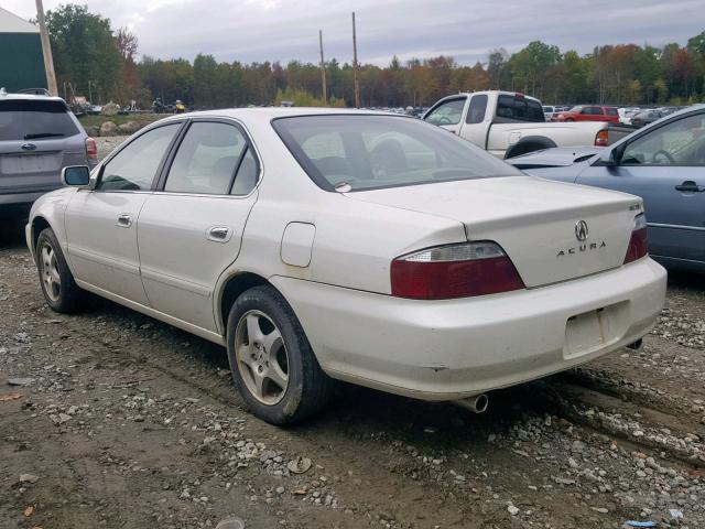 19UUA56653A092651 - 2003 ACURA 3.2TL WHITE photo 3