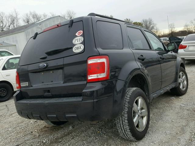 1FMCU0D77CKC42474 - 2012 FORD ESCAPE XLT BLACK photo 4