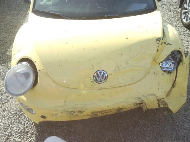 3VWCC21CXXM473207 - 1999 VOLKSWAGEN NEW BEETLE YELLOW photo 7