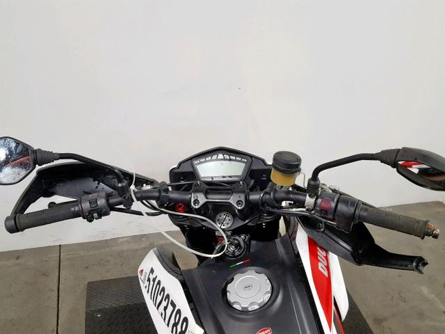 ZDM1YBTS2EB006226 - 2014 DUCATI HYPERMOTAR WHITE photo 8