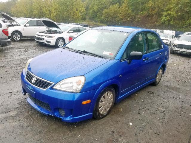 JS2RB62S965300303 - 2006 SUZUKI AERIO BLUE photo 2