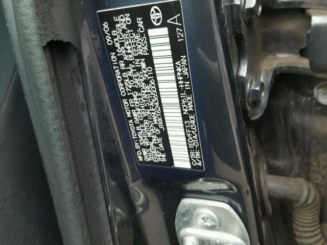 JTKKT624365006110 - 2006 TOYOTA SCION XA GRAY photo 10