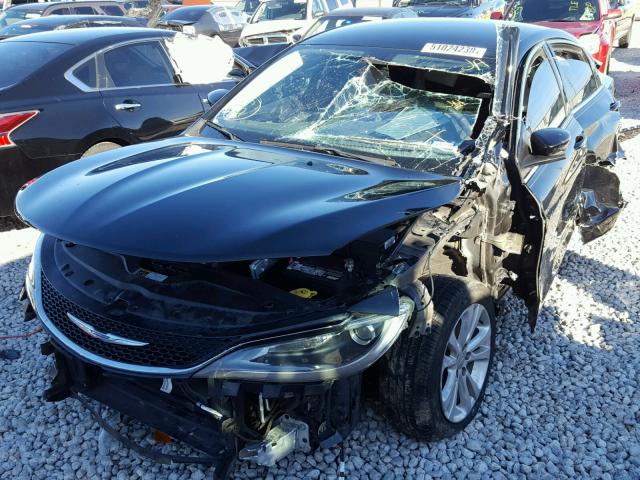 1C3CCCABXFN754156 - 2015 CHRYSLER 200 LIMITE BLACK photo 2