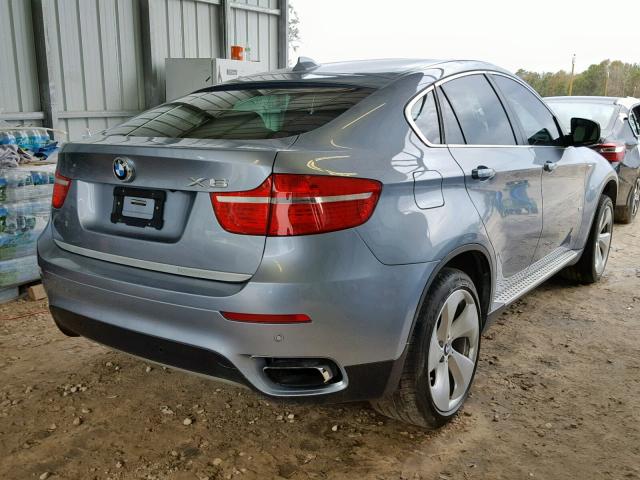 5UXFH0C51ALC66056 - 2010 BMW X6 HYBRID BLUE photo 4