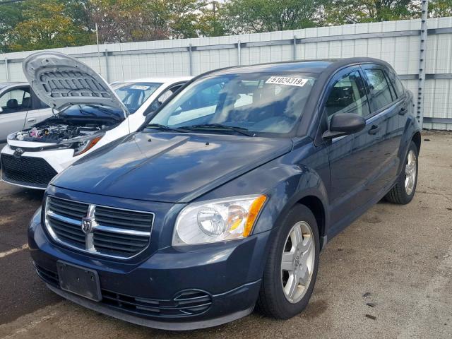 1B3HB48B28D723624 - 2008 DODGE CALIBER SX BLUE photo 2