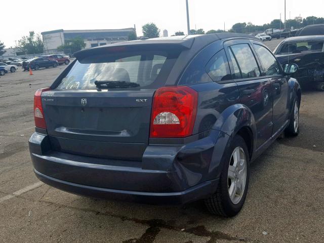 1B3HB48B28D723624 - 2008 DODGE CALIBER SX BLUE photo 4