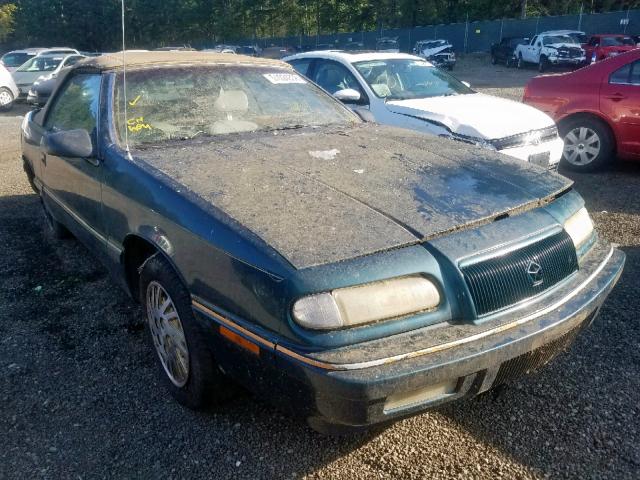 1C3XU4538PF642510 - 1993 CHRYSLER LEBARON GREEN photo 1