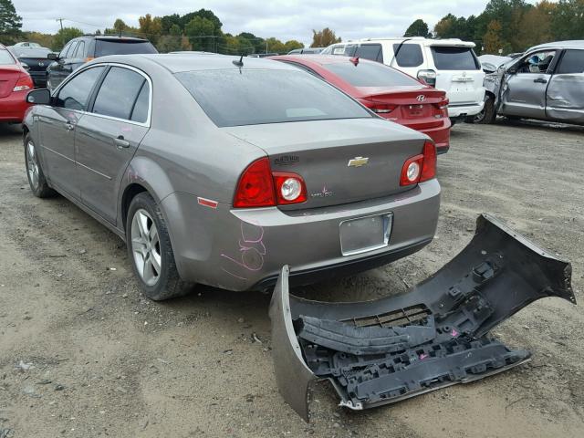 1G1ZB5EB3AF125686 - 2010 CHEVROLET MALIBU LS თაფლისფერი ფოტო 3