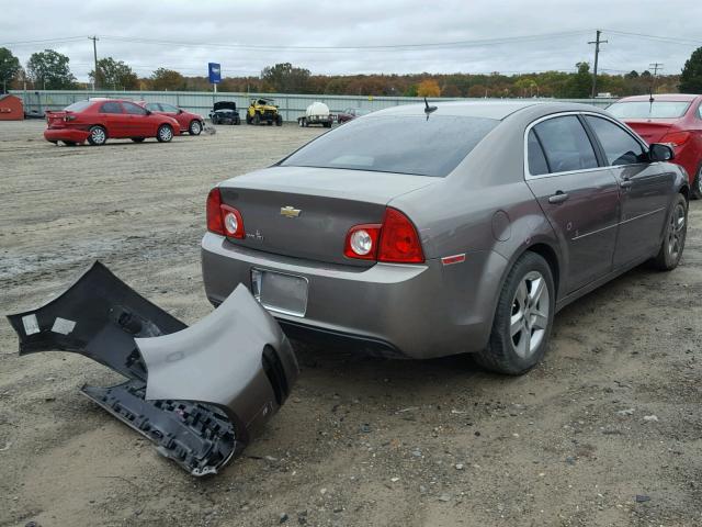 1G1ZB5EB3AF125686 - 2010 CHEVROLET MALIBU LS თაფლისფერი ფოტო 4