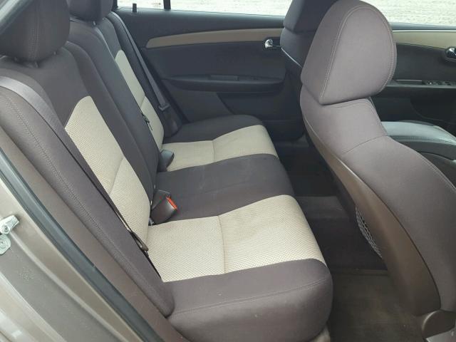 1G1ZB5EB3AF125686 - 2010 CHEVROLET MALIBU LS თაფლისფერი ფოტო 6