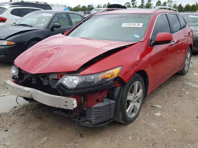 JH4CW2H60DC000342 - 2013 ACURA TSX TECH RED photo 2