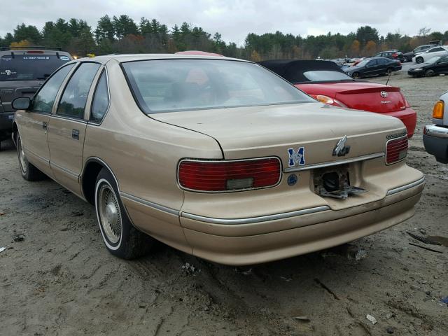 1G1BL52W2SR158121 - 1995 CHEVROLET CAPRICE CL BEIGE photo 3