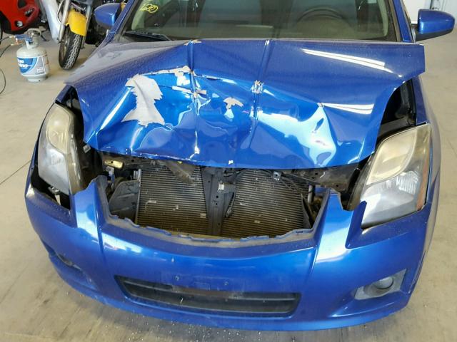 3N1AB6AP4CL713099 - 2012 NISSAN SENTRA 2.0 BLUE photo 7