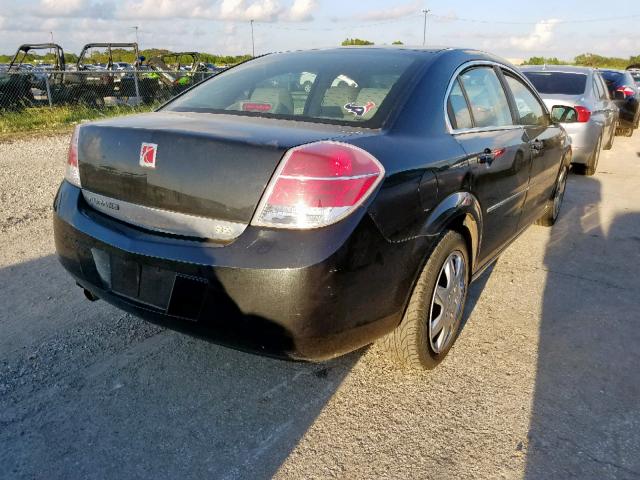 1G8ZS57N18F268963 - 2008 SATURN AURA XE BLACK photo 4