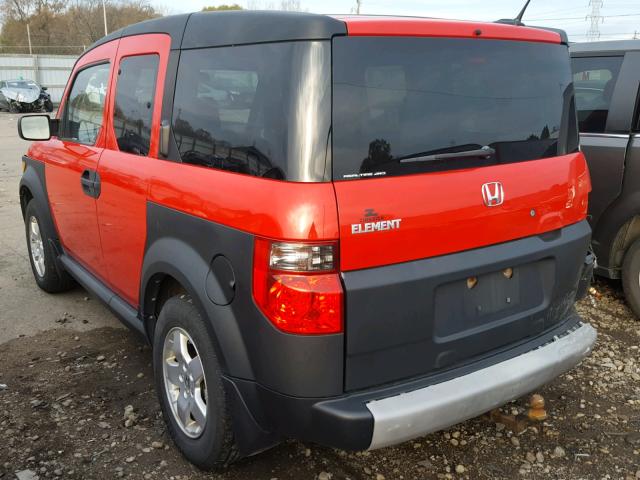 5J6YH28675L028765 - 2005 HONDA ELEMENT EX RED photo 3