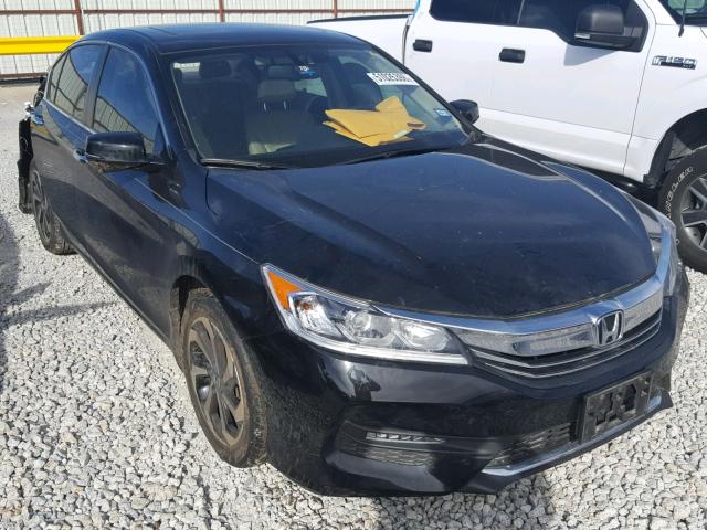 1HGCR2F86HA226434 - 2017 HONDA ACCORD EXL BLACK photo 1