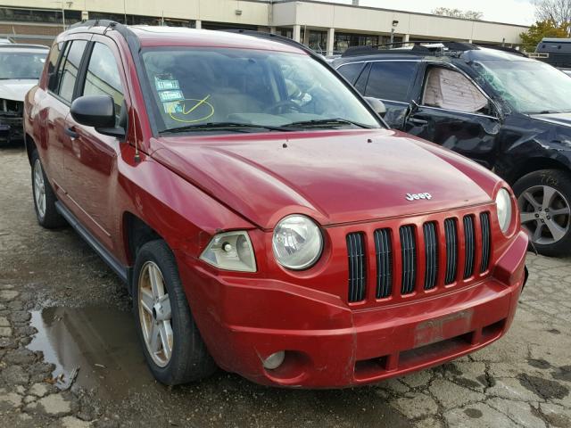 1J8FT47W68D746999 - 2008 JEEP COMPASS SP RED photo 1
