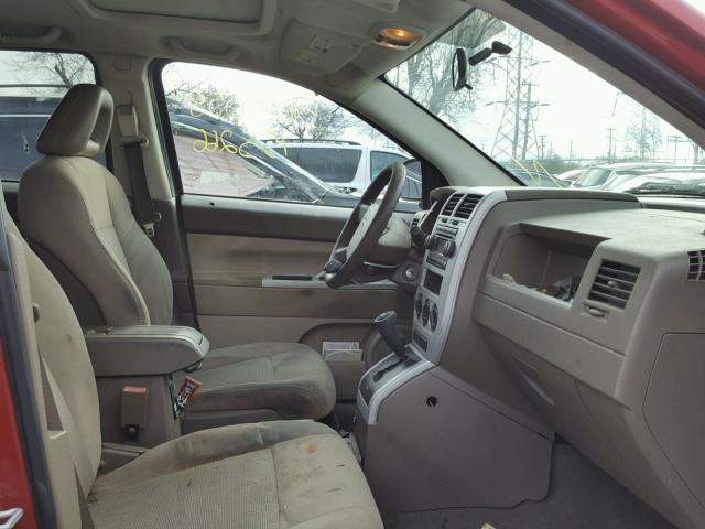 1J8FT47W68D746999 - 2008 JEEP COMPASS SP 红色 照片 5