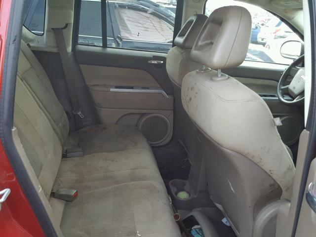 1J8FT47W68D746999 - 2008 JEEP COMPASS SP 红色 照片 6