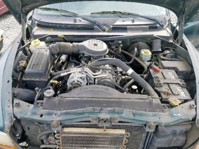 1B4HR28Y5XF643916 - 1999 DODGE DURANGO GREEN photo 7