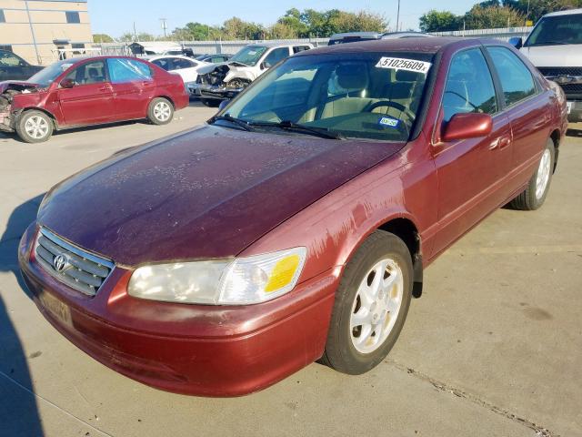 JT2BF22K7Y0254858 - 2000 TOYOTA CAMRY CE MAROON photo 2