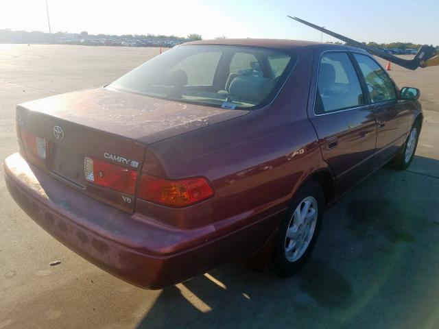 JT2BF22K7Y0254858 - 2000 TOYOTA CAMRY CE MAROON photo 4