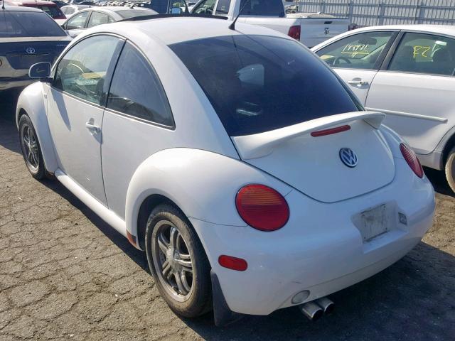 3VWCC21C5YM461967 - 2000 VOLKSWAGEN NEW BEETLE თეთრი ფოტო 3