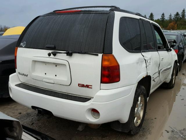 1GKDT13S542150650 - 2004 GMC ENVOY WHITE photo 4