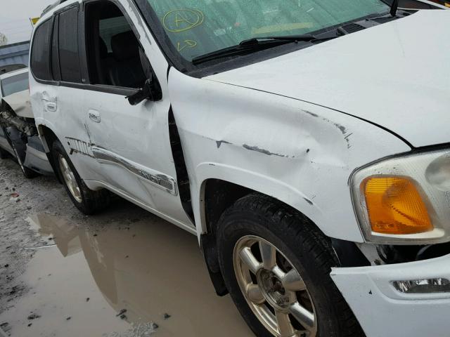 1GKDT13S542150650 - 2004 GMC ENVOY WHITE photo 9