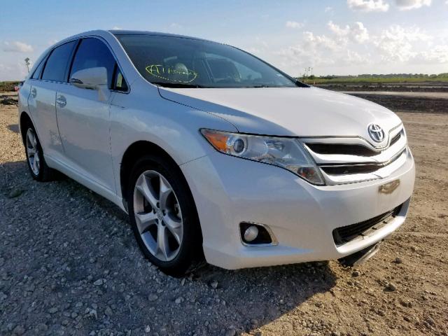 4T3ZK3BBXDU056269 - 2013 TOYOTA VENZA LE WHITE photo 1