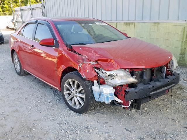 4T4BF1FK5CR186350 - 2012 TOYOTA CAMRY BASE RED photo 1