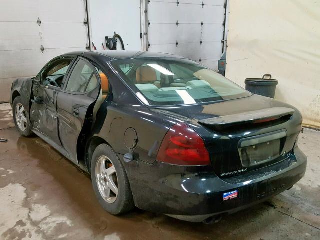 2G2WP522541328773 - 2004 PONTIAC GRAND PRIX BLACK photo 3