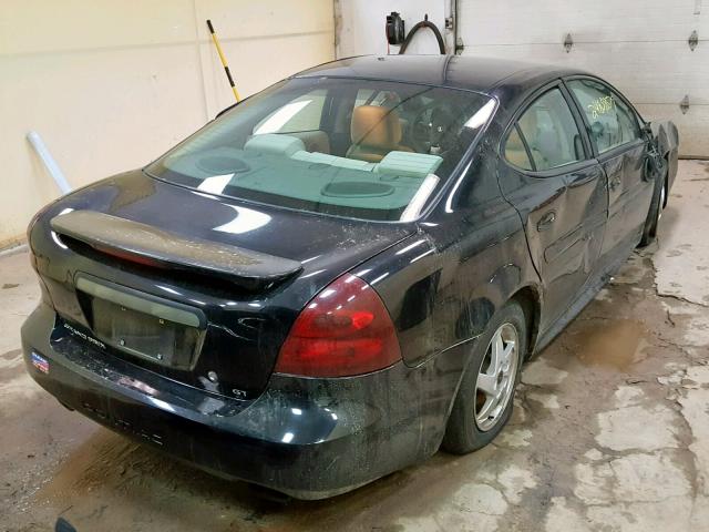 2G2WP522541328773 - 2004 PONTIAC GRAND PRIX BLACK photo 4