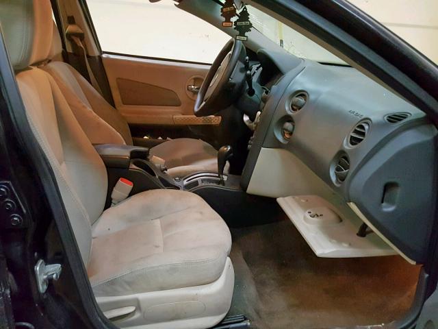 2G2WP522541328773 - 2004 PONTIAC GRAND PRIX BLACK photo 5