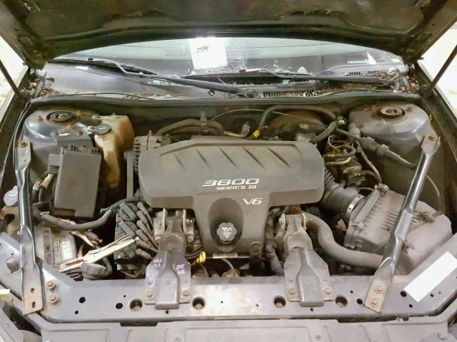 2G2WP522541328773 - 2004 PONTIAC GRAND PRIX BLACK photo 7