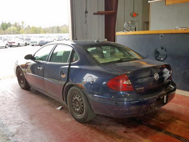 2G4WC582771197554 - 2007 BUICK LACROSSE C BLUE photo 3