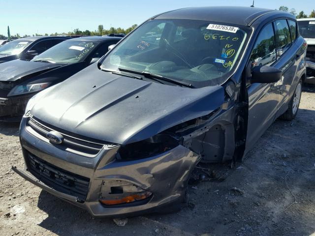 1FMCU0F78FUA51653 - 2015 FORD ESCAPE S GRAY photo 2