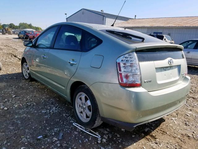 JTDKB20U163139109 - 2006 TOYOTA PRIUS GREEN photo 3